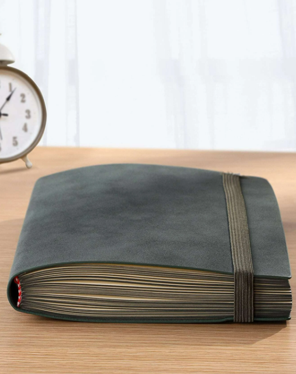 Thickened Diary Notebook A5, 128 Pages, Simple Design College Student Notepad, Lined Paper & Grid Paper Available,Thick Paper, School & Office Supplies