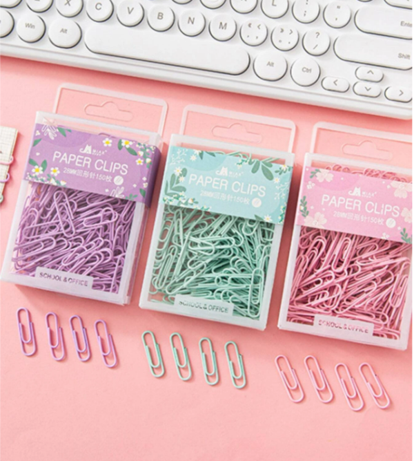 1box Random Color Paper Clip