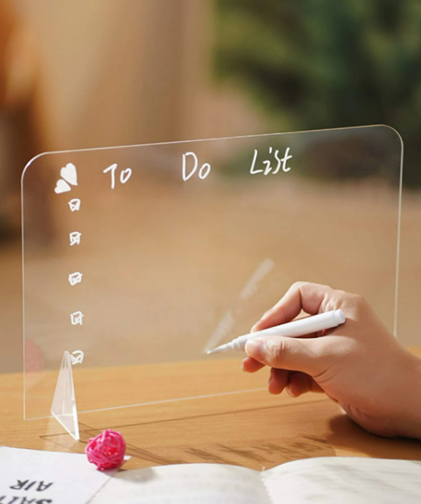 1pc Clear Message Board