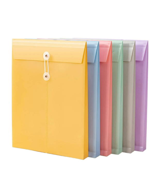 3pcs Random Color File Pocket