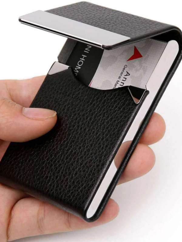 1pc Solid Color Card Case