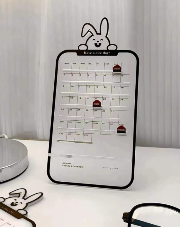 1pc Random Color Desktop Calendar