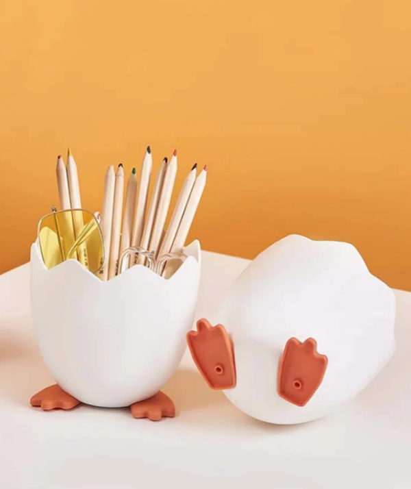 1pc Egg Design Pen Holder