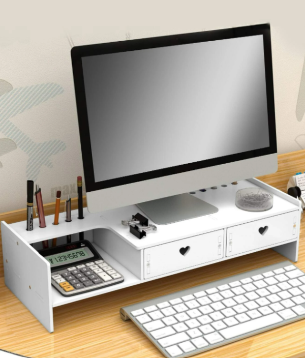 1pc Solid Color Stationery Storage Box