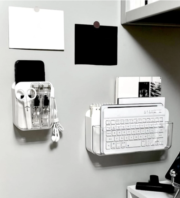 1pc Solid Color Multifunction Pen Holder